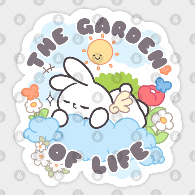 Escape to 'The Garden of Life' with Cute Rabbit Loppi Tokki! Sticker by LoppiTokki